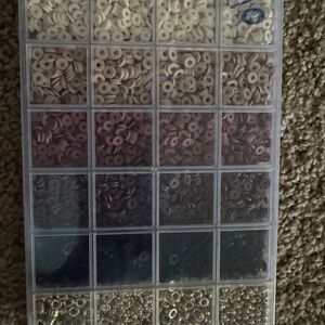 Bead and Spacer Assortment Tray - Neutral Tones and Gold